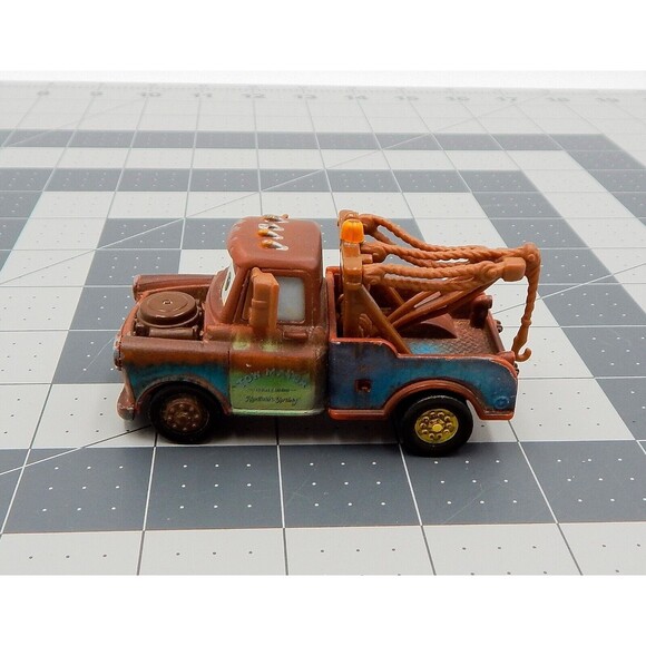 Disney Pixar Cars Supercharged Tow Mater Diecast Mattel Truck L5253 3 Inch - Picture 2 of 8